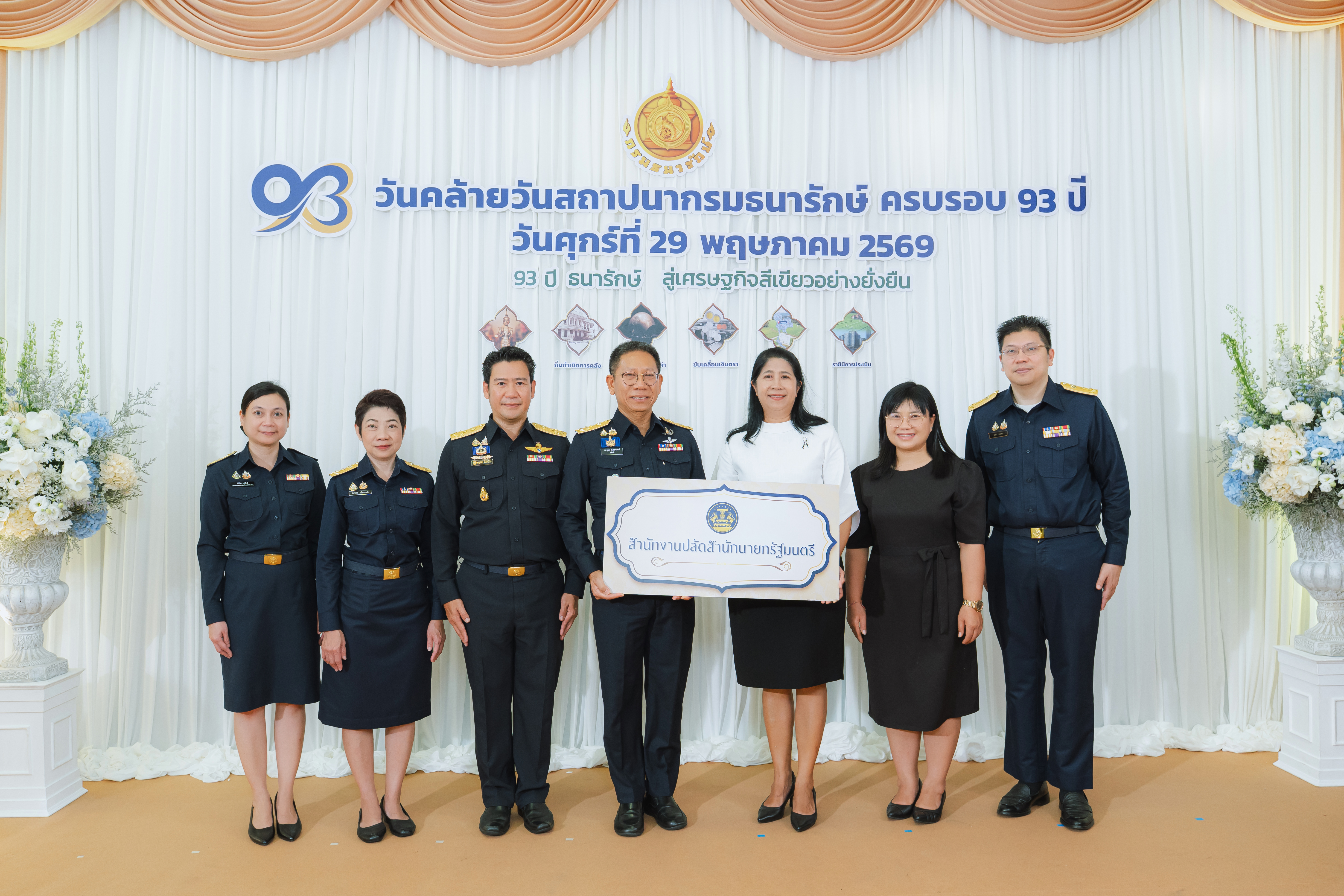 หน่วยงานภาครัฐและภาคเอกชน ร่วมแสดงความยินดีกับกรมธนารักษ์ เนื่องในโอกาสวันคล้ายวันสถาปนากรมธนารักษ์ ครบ 93 ปี