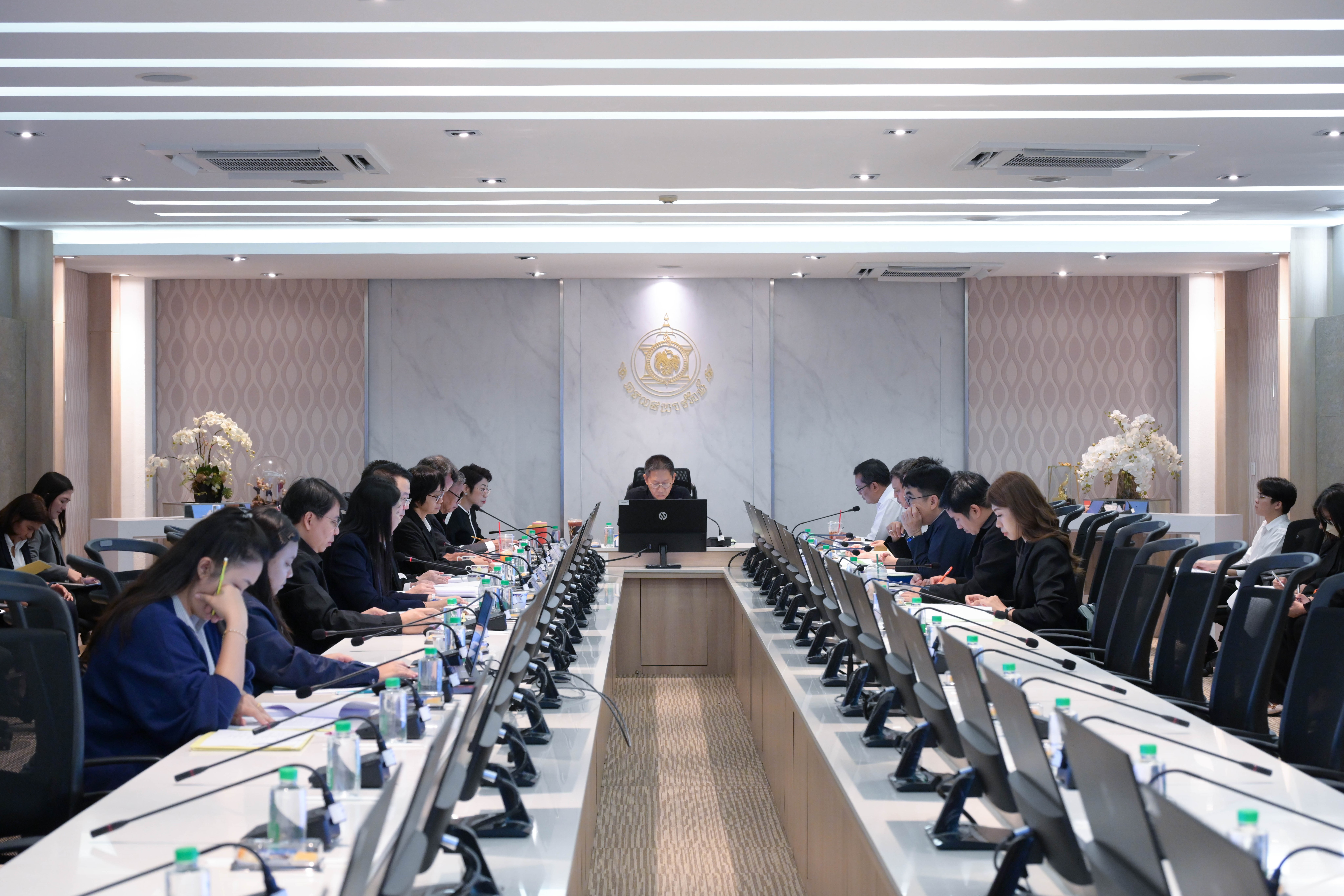 การประชุมคณะทํางานสรรหา คัดเลือก เจรจา และกํากับติดตาม การดําเนินการของผู้ลงทุนในที่ดินราชพัสดุที่กําหนดเป็นพื้นที่พัฒนาในเขตพัฒนาเศรษฐกิจพิเศษ ครั้งที่ 1/2569